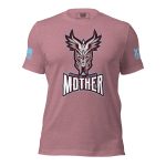 A pink t-shirt with the word Protector Warrior Mother, a symbol of strength and protection.