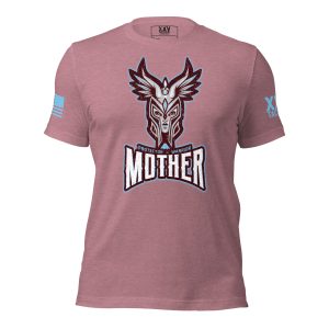 A pink t-shirt with the word Protector Warrior Mother, a symbol of strength and protection.