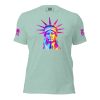A Women's Neon Lady Liberty Tee.
