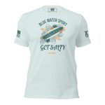 Men's Get Salty T-Shirt in blue for water sports.