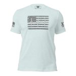 A light blue Women's Thin White Line Healthcare & EMT Tee, designed for women in healthcare & EMT.