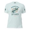 Women's Get Salty T-shirt for blue water sport safety.