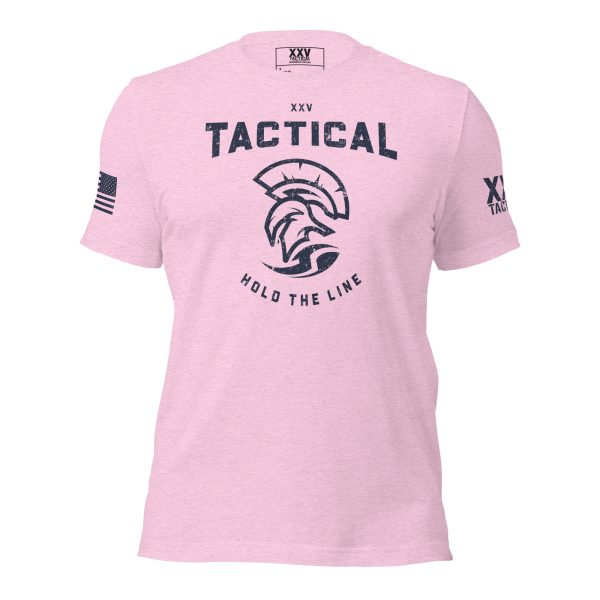 A Women's Hold The Line Tee that says Hold The Line on the front, in pink.