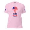 A pink t-shirt named "I'm a Mom and a Veteran, Nothing Scares Me" that proudly displays the words "I'm a mom, I'm a veteran.