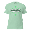 A Women's Magically Delicious Tee in mint green.