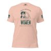 This Well Behaved Women Rarely Make History Tee celebrates history with an image of a woman and an American flag.