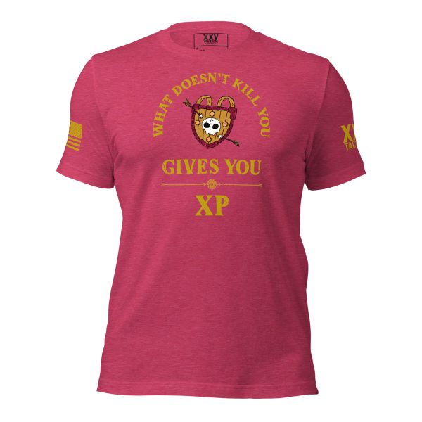 A Women's What Doesn't Kill You Gives You XP Tee gives you xp.