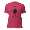 A pink Women's 'We Fight What You Fear' firefighter tee.