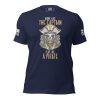 A Men's Work Like The Captain, Play Like a Pirate T-Shirt.