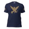 A Men's Vintage American Working Class Tee with an American eagle design.