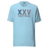 A light blue XXV Tactical Patriot Tee.
