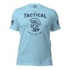 A men's Hold The Line t-shirt with the word "tactical" on it.