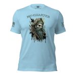 A Men's No Quarter Tee featuring a bearded man.