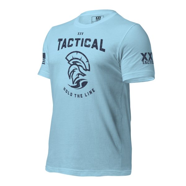 Tactical Men's Hold The Line T-Shirt - light blue.