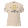 A Men's Unrelenting Defender Tee, featuring the word "tactical" with an unrelenting defender design.