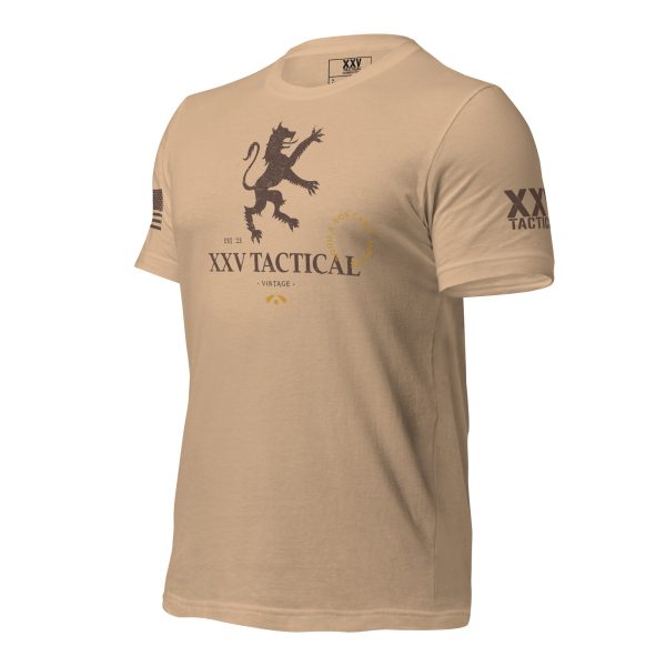 A Men's Vintage XXV tactical t-shirt for men.