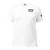 A XXV Tactical Thin Blue Line white t-shirt with the word wvw on it.