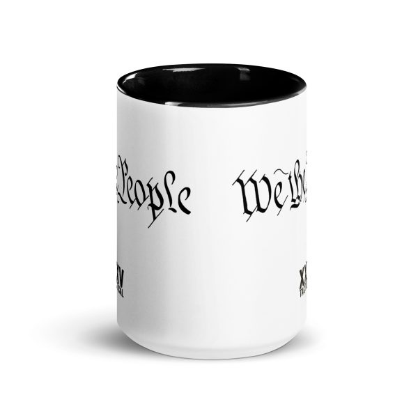 A We the People Mug with the words 'the people we love' on it.