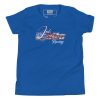 A Kid's Josh White Racing Tee with the words "Just Racing" on it.