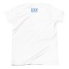 A Youth Catch Life by The Fin t-shirt with the word "vx" on it.